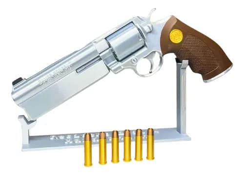 Réplica Silver Serpent Magnum .44 (Barry Burton) - Resident Evil 3D Realista