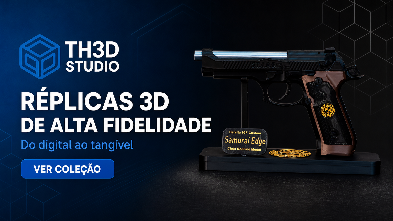 Réplicas 3D de alta fidelidade